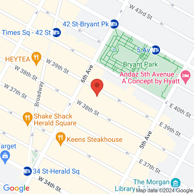 Location for Siya Healing Spa (Midtown W 39th St.)